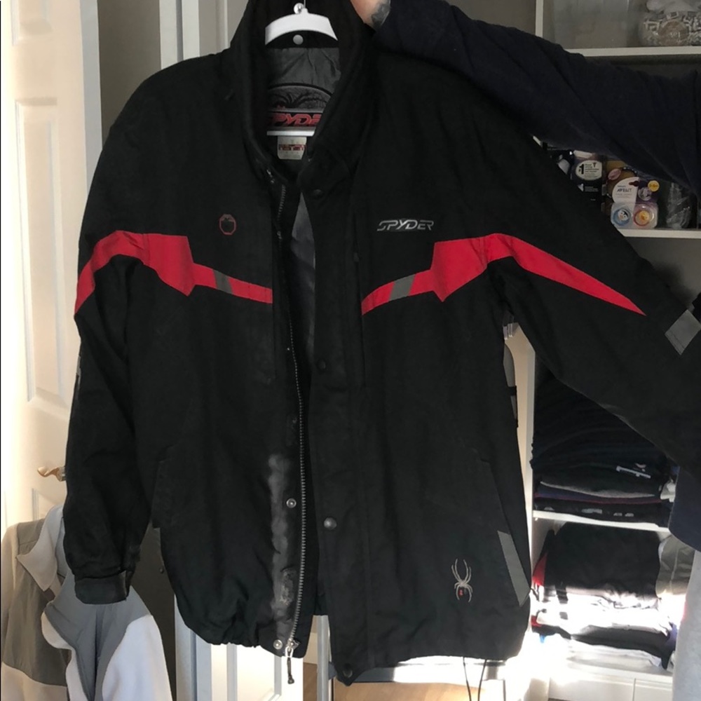 MENS AUTHENTIC SPYDER JACKET WITH SHELL INSERT